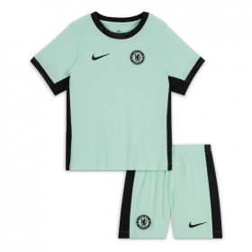 Chelsea Børn Tredjesæt 2023-24 Kortærmet(+ Korte bukser)